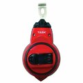 Task Tools Chalkline Reel 80ft Blk/Red T26021